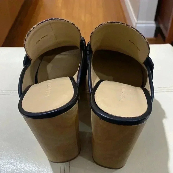 VERONICA Beard Delia Clog in Espresso Multi Size 8M - Picture 7 of 9